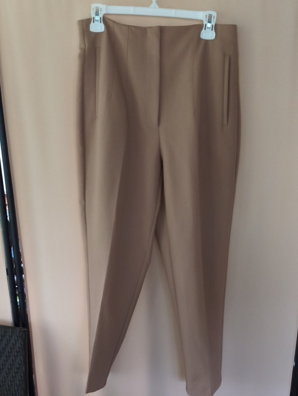 Zara Tailored Trousers in Camel-Beige Size Us L